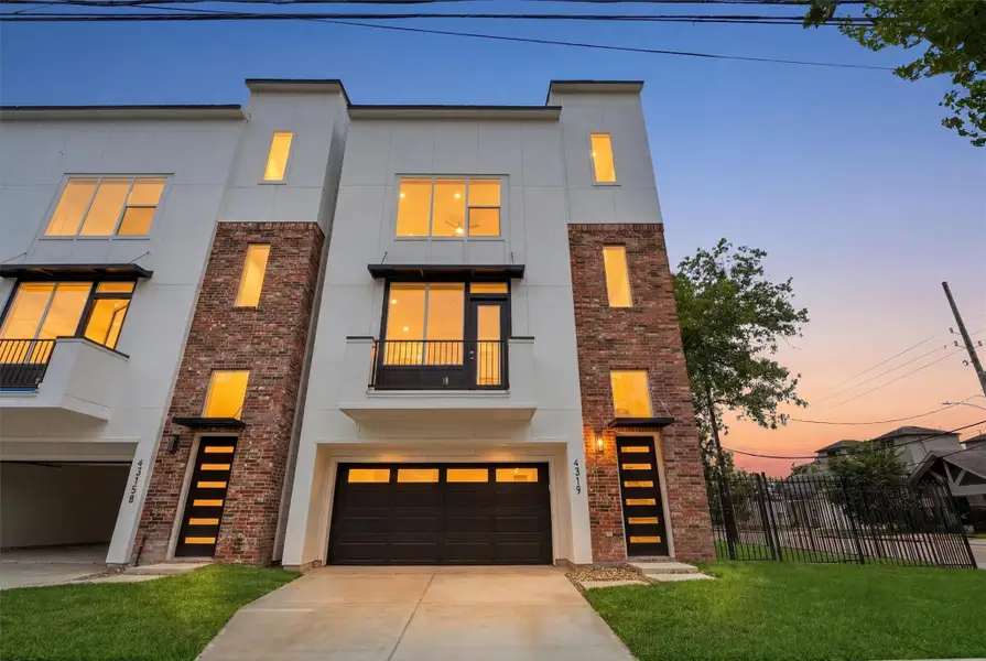Front exterior of a new home in , Houston, TX, highlighting curb appeal (Image 28). Front exterior of a new home in , Houston, TX, highlighting curb appeal (Image 28).