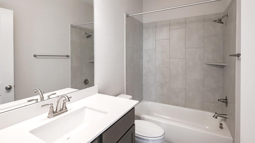 Furnished interior view inside a new home in The Parklands, Schertz (Image 10).