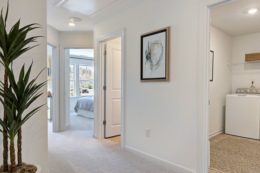 Furnished interior view inside a new home in Forestville Station, Wake Forest (Image 14).