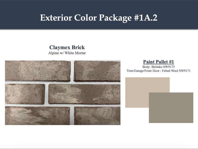 Sample of building materials used in homes in Sundance Cove, Crosby (Image 4). Sample of building materials used in homes in Sundance Cove, Crosby (Image 4).