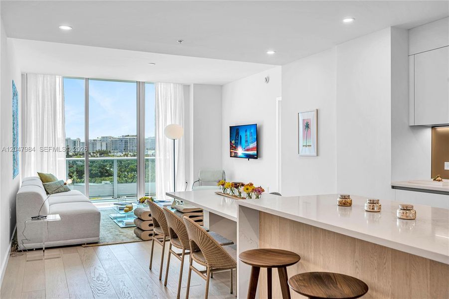 Furnished interior view inside a new home in , Bay Harbor Islands (Image 10).