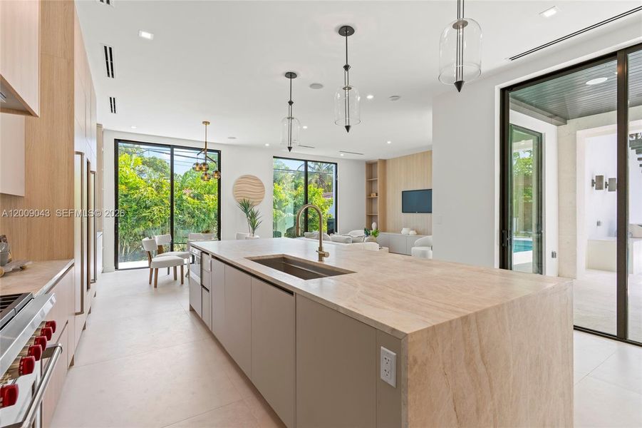 Furnished interior view inside a new home in , Coral Gables (Image 14).