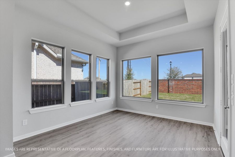 Spacious, unfurnished interior of a new home in Sunterra 50s, Katy (Image 23).