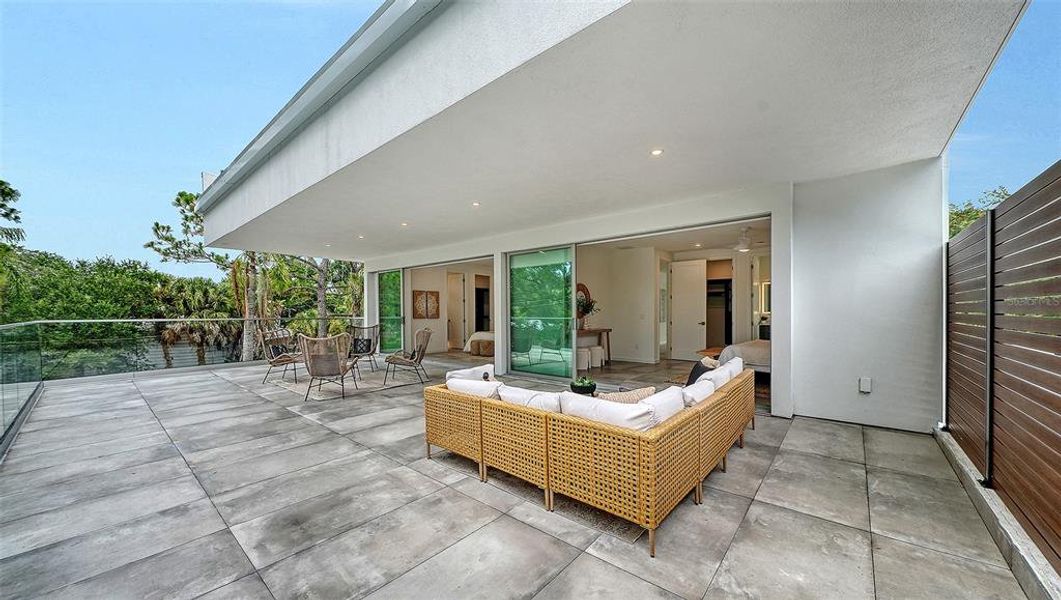 Exterior details and patio area of a home in , Sarasota (Image 33).