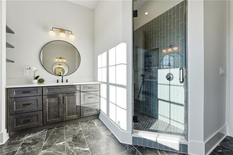 Furnished interior view inside a new home in , Rydal (Image 12).