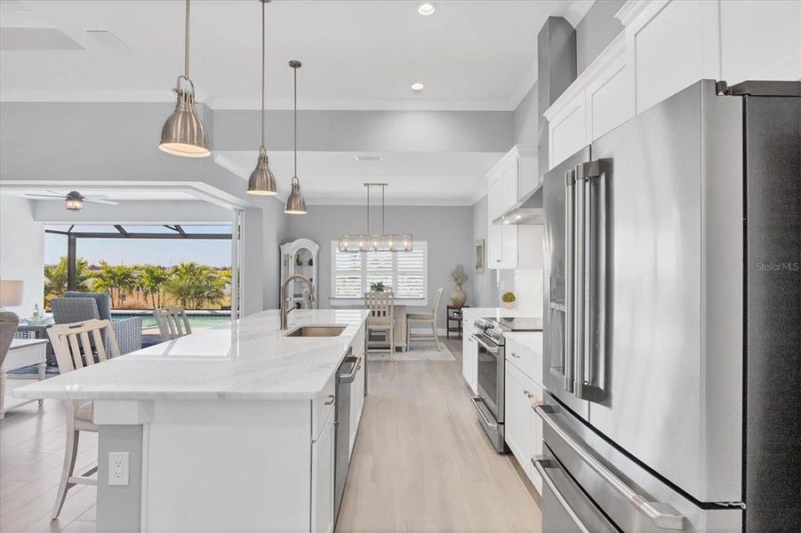 Furnished interior view inside a new home in , Placida (Image 18).