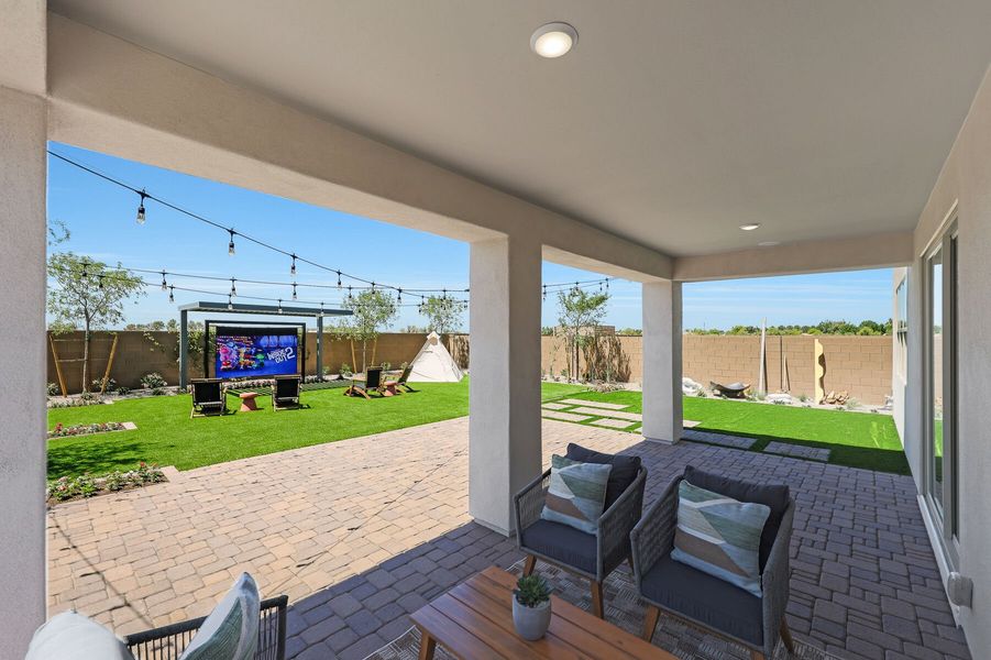 Representative exterior details of a home built from the Pacific by Mattamy Homes in Landmarke, Queen Creek (Image 26).