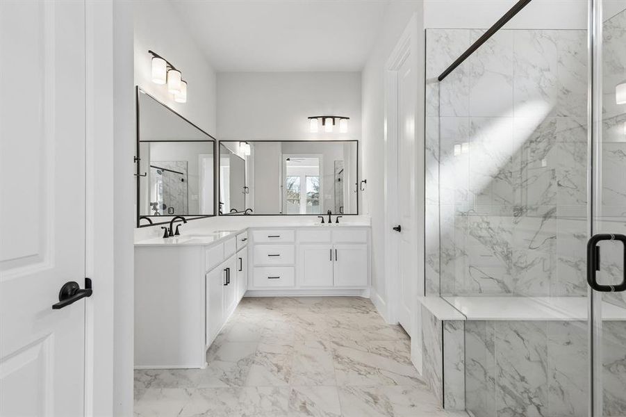 Furnished interior view inside a new home in Painted Tree Lakeside, McKinney (Image 8).