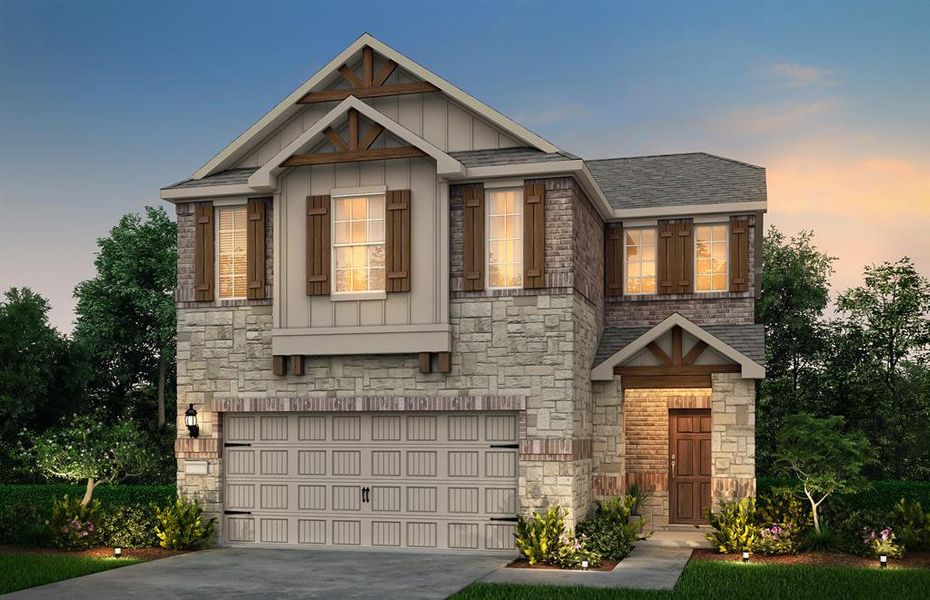 NEW CONSTRUCTION: Beautiful two-story home available at Tenison Village.