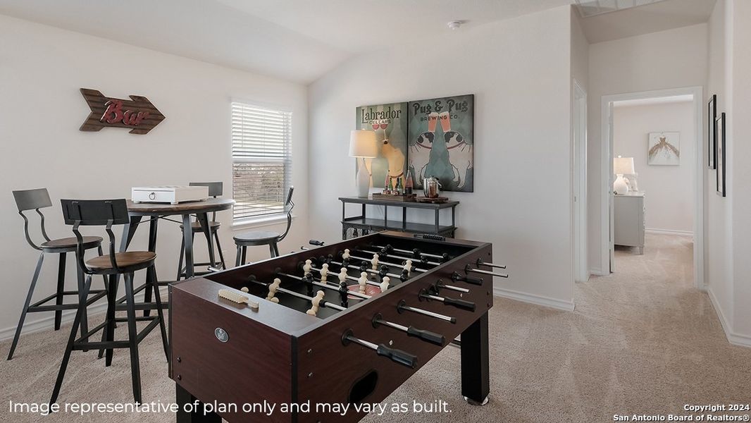 Furnished interior view inside a new home in The Canyons at Amhurst, San Antonio (Image 6).