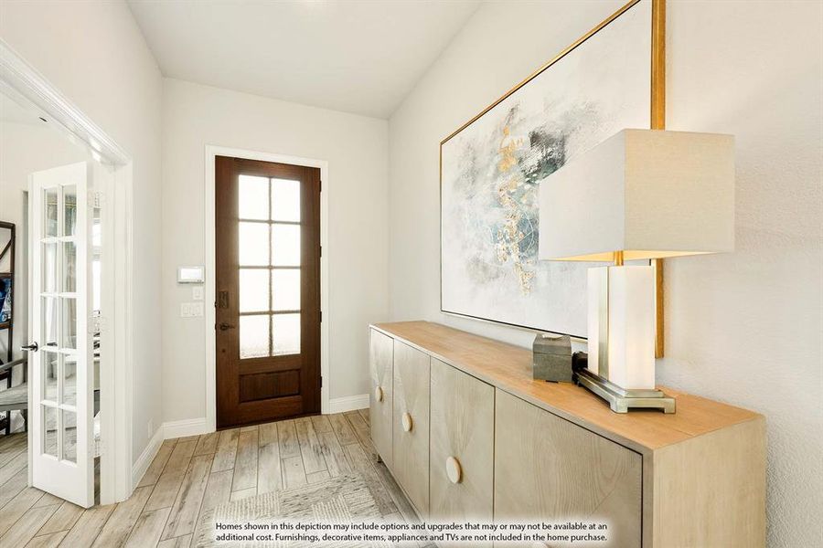 Furnished interior view inside a new home in Hunters Ridge, Crowley (Image 13).