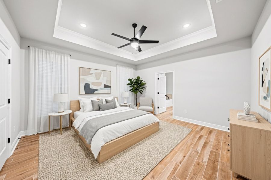 Front exterior of a new home in Starburst at Hammock Bay, Freeport, FL, highlighting curb appeal (Image 17).