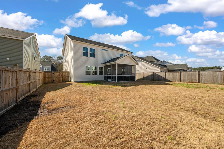 Exterior details and patio area of a home in Sweetgrass at Summers Corner, Summerville (Image 3).