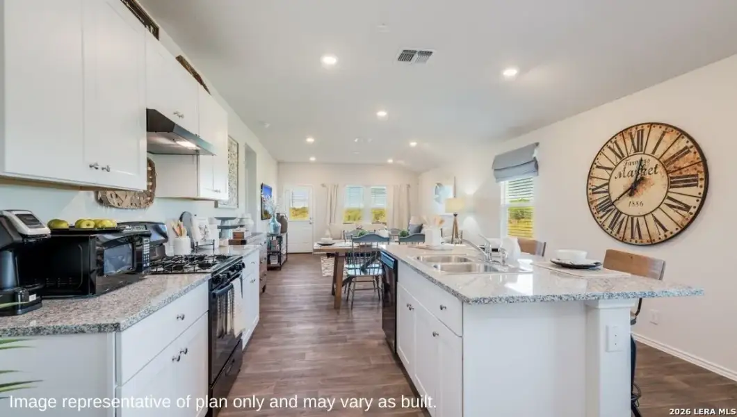 Furnished interior view inside a new home in Stonehill, San Antonio (Image 5).