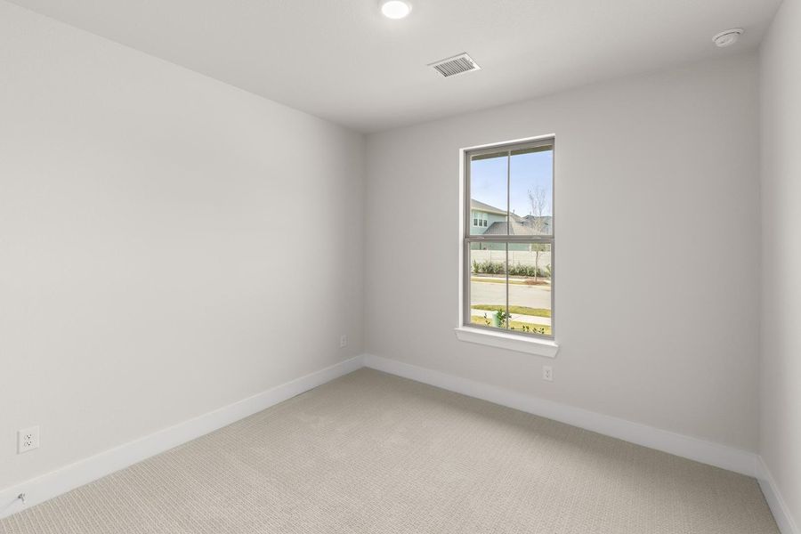 Spacious, unfurnished interior of a new home in Discovery Collection at Painted Tree Village, McKinney (Image 26). Spacious, unfurnished interior of a new home in Discovery Collection at Painted Tree Village, McKinney (Image 26).