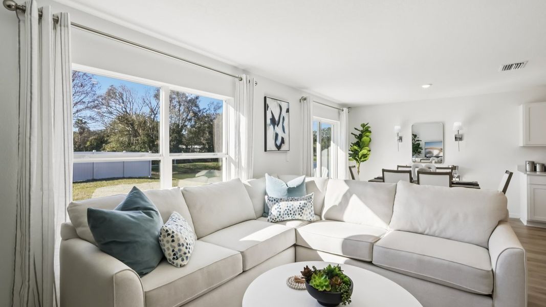 Furnished interior view inside a new home in Brookside, Ruskin (Image 9).