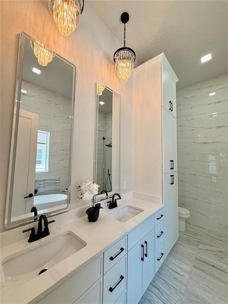 Furnished interior view inside a new home in , Orlando (Image 42).