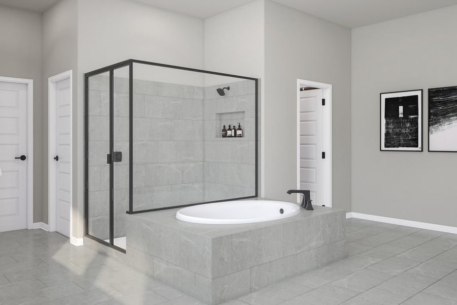 Representative furnished interior of a home built from the Rosedale by Tri Pointe Homes in Capitol Collection at Lariat, Liberty Hill (Image 18). Representative furnished interior of a home built from the Rosedale by Tri Pointe Homes in Capitol Collection at Lariat, Liberty Hill (Image 18).