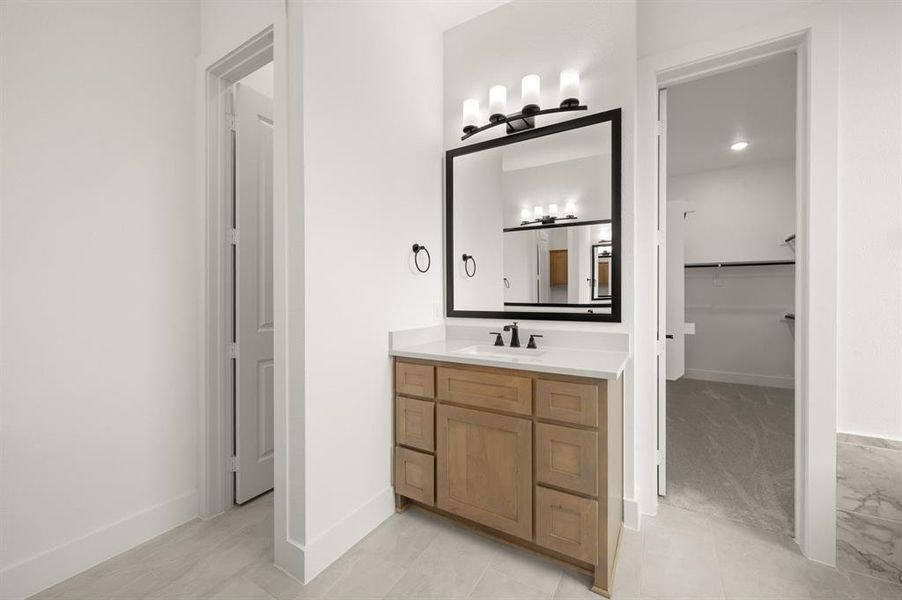 Furnished interior view inside a new home in La Frontera, Fort Worth (Image 16).