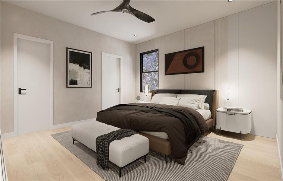 Furnished interior view inside a new home in , Sugar Hill (Image 27).