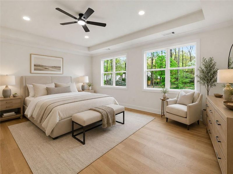 Furnished interior view inside a new home in , Marietta (Image 14).