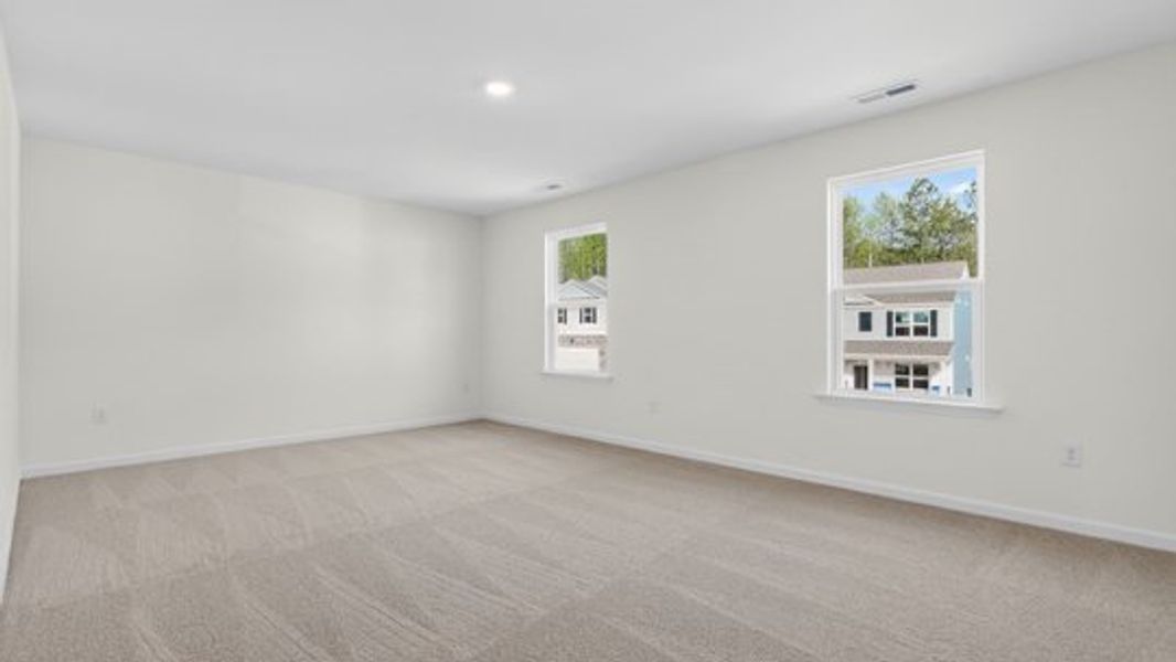Spacious, unfurnished interior of a new home in The Reserve at Prestleigh, Wake Forest (Image 29).