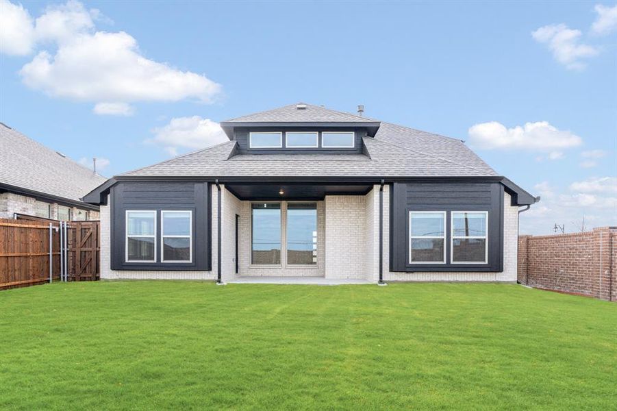 Exterior details and patio area of a home in Devonshire, Forney (Image 21).