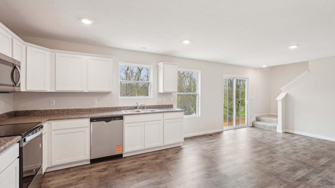 Furnished interior view inside a new home in The Pines at Blake Farm, Wilmington (Image 5).