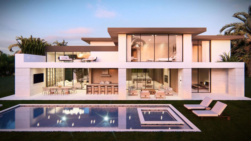 Exterior details and patio area of a home in , Boca Raton (Image 3). Exterior details and patio area of a home in , Boca Raton (Image 3).