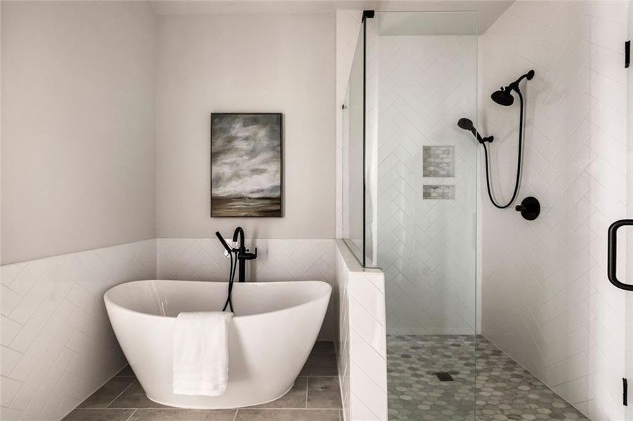 Furnished interior view inside a new home in Towns on Thompson, Alpharetta (Image 21).