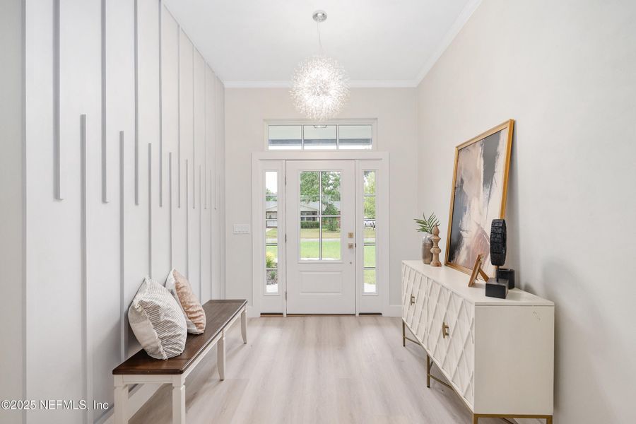 Furnished interior view inside a new home in , Gainesville (Image 15).