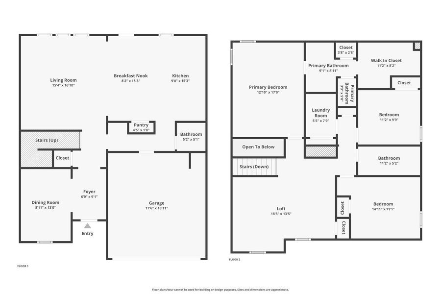 First and Second Floor