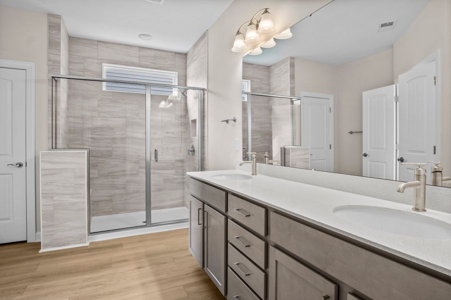 Furnished interior view inside a new home in Bridgewater - Shorehaven Village, Little River (Image 7).