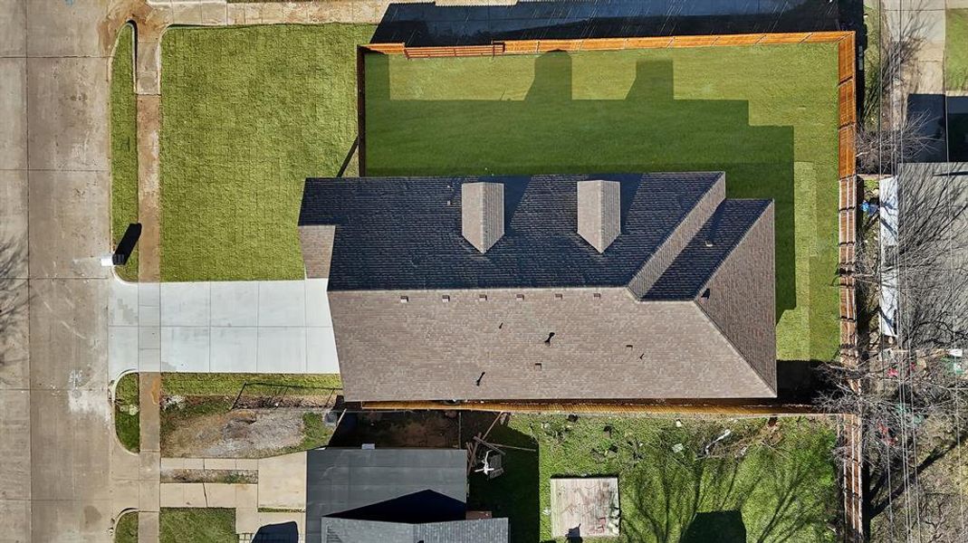 Aerial view of property and surrounding area