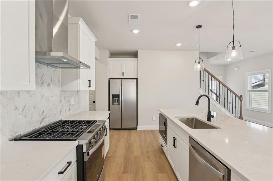Furnished interior view inside a new home in Hemingway - Reserve Series, Cumming (Image 12).