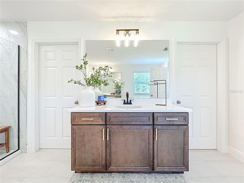 Furnished interior view inside a new home in , Mount Dora (Image 32).