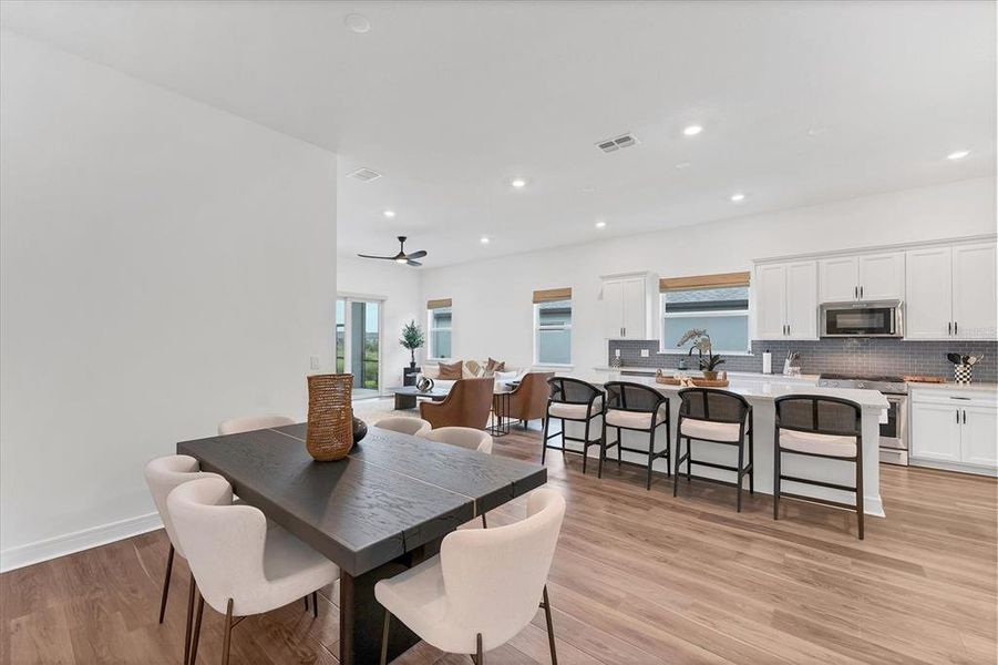 Furnished interior view inside a new home in , Parrish (Image 9).