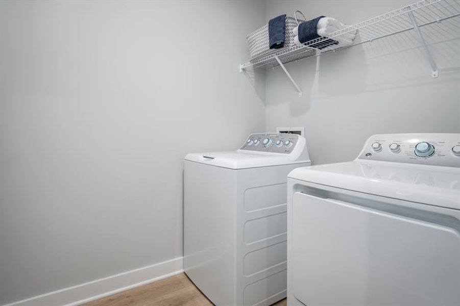 Representative furnished interior of a home built from the Odessa by Ryan Homes in Cedarside Townhomes at Dry Creek, Goodlettsville (Image 13).