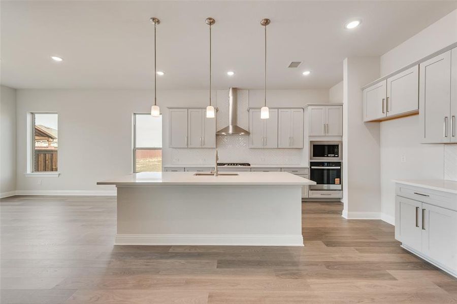 Furnished interior view inside a new home in Villages of Creekwood, Frisco (Image 7).