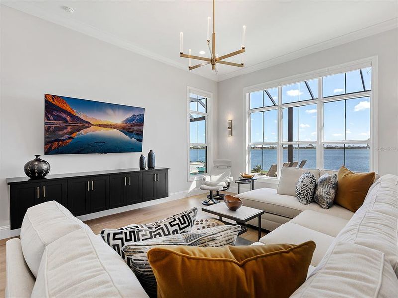 Furnished interior view inside a new home in , Sarasota (Image 12).