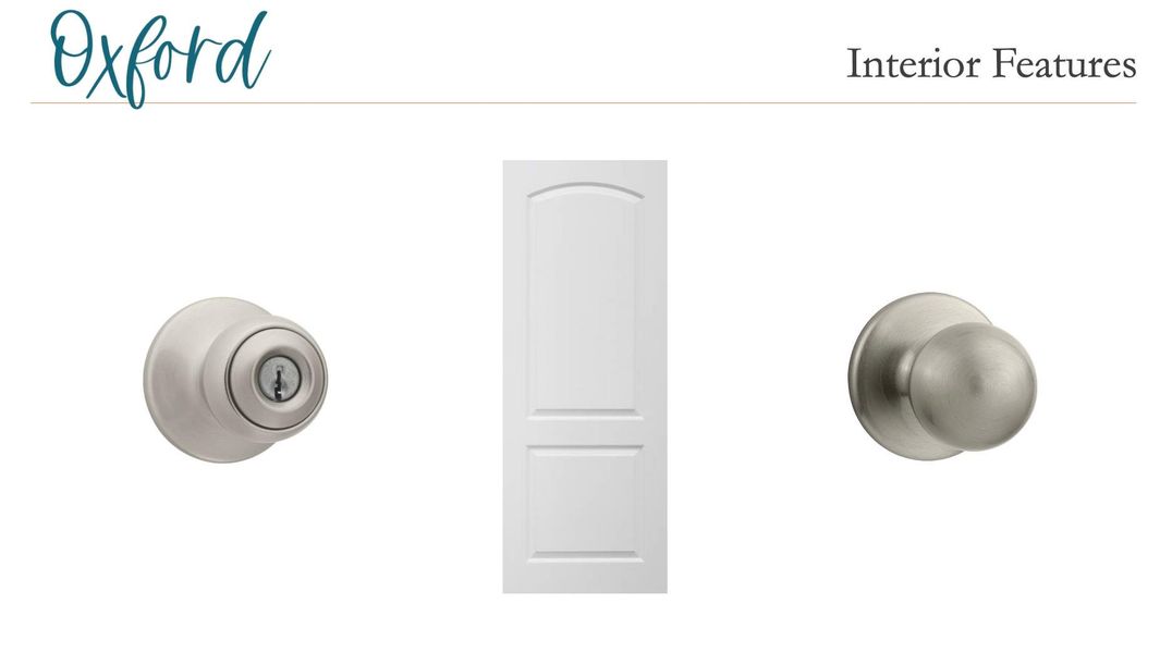 Sample of building materials used in homes in The Cottages at La Cima, San Marcos (Image 10).