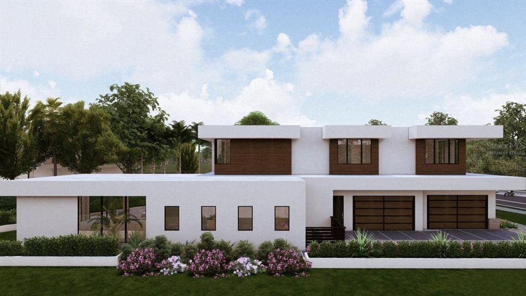 Front exterior of a new home in , Orlando, FL, highlighting curb appeal (Image 8).