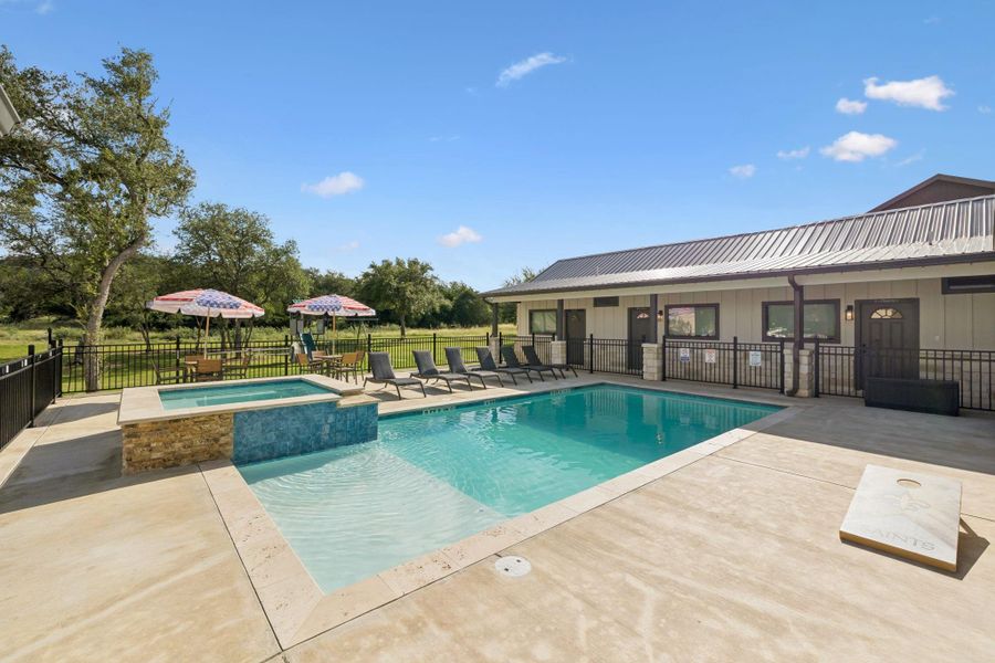 Front exterior of a new home in , Concan, TX, highlighting curb appeal (Image 2). Front exterior of a new home in , Concan, TX, highlighting curb appeal (Image 2).