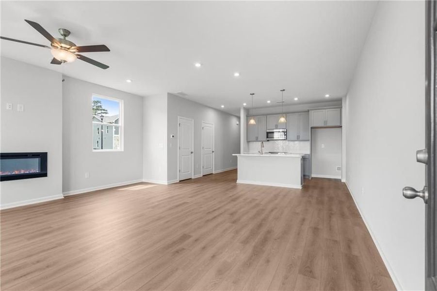 Spacious, unfurnished interior of a new home in Stegall Village, Emerson (Image 12).