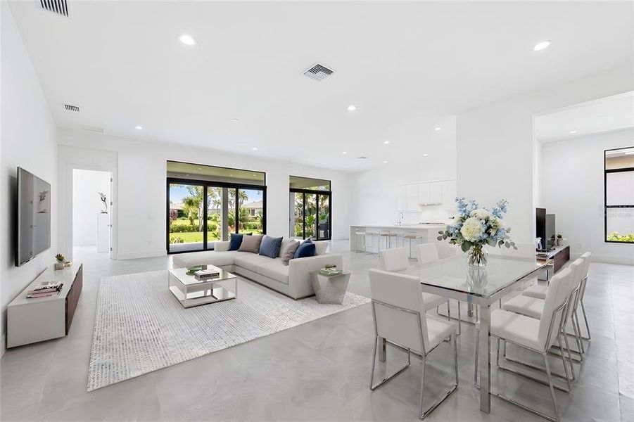 Furnished interior view inside a new home in , Sarasota (Image 5).
