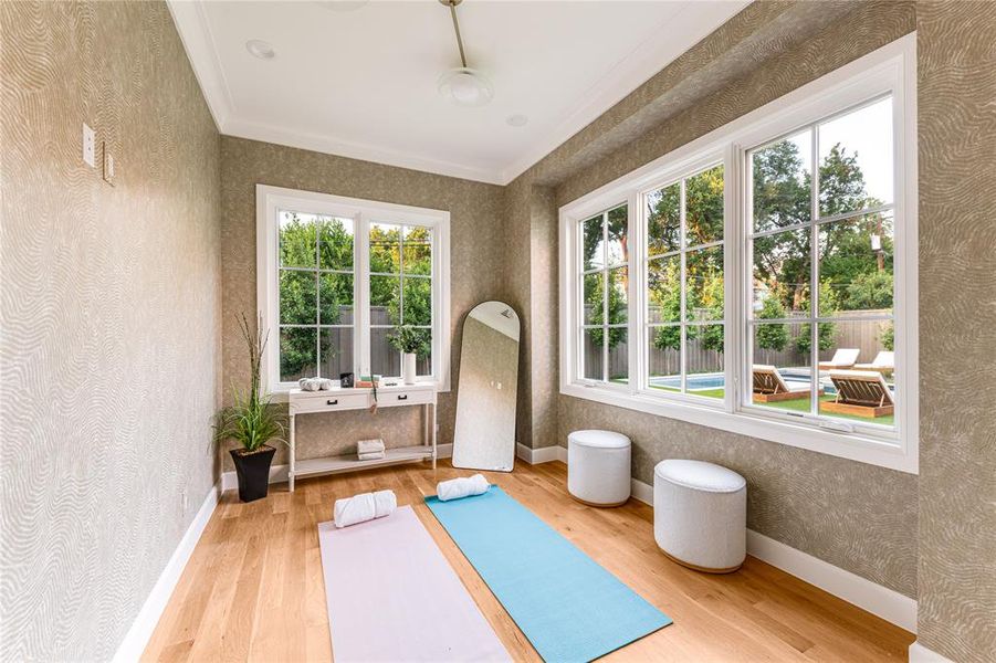 Furnished interior view inside a new home in , Dallas (Image 12). Furnished interior view inside a new home in , Dallas (Image 12).