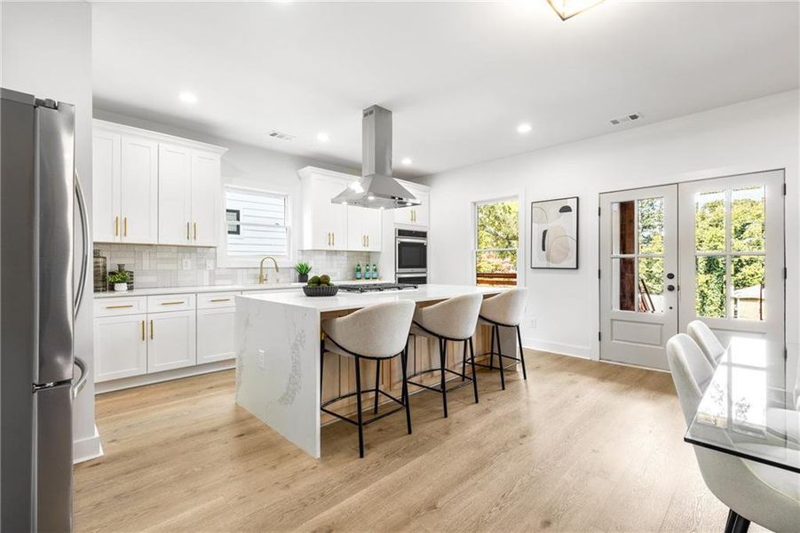 Furnished interior view inside a new home in , Atlanta (Image 12). Furnished interior view inside a new home in , Atlanta (Image 12).