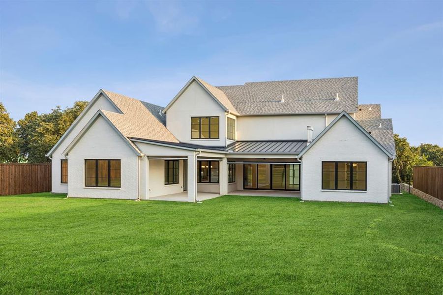 Front exterior of a new home in , Keller, TX, highlighting curb appeal (Image 23).