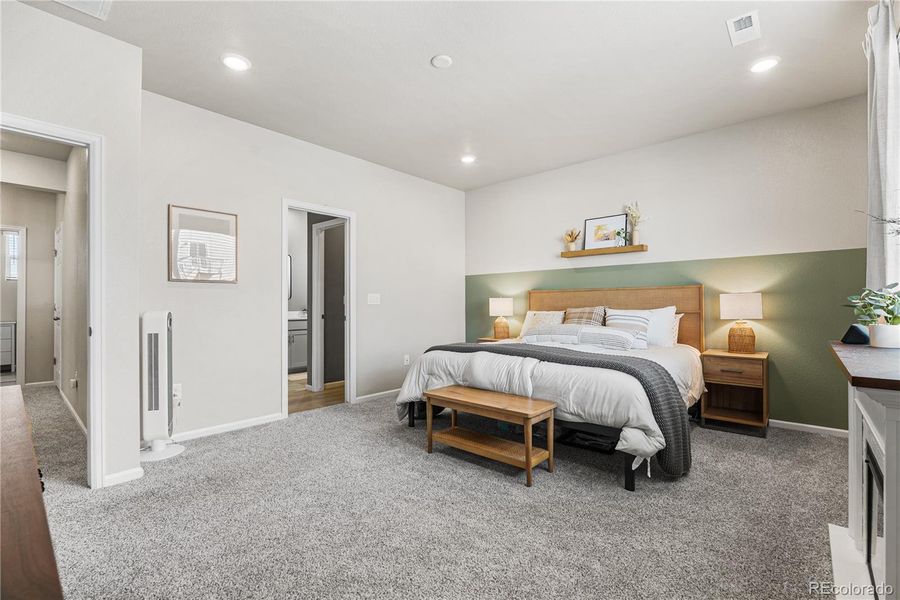 Furnished interior view inside a new home in Poudre Heights: The Alpine Collection, Windsor (Image 35).