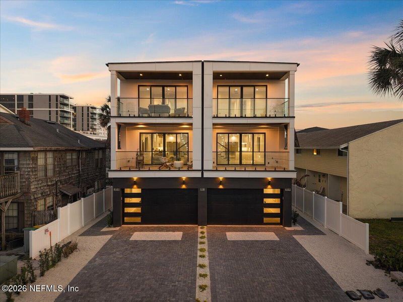 Front exterior of a new home in , Jacksonville Beach, FL, highlighting curb appeal (Image 38).